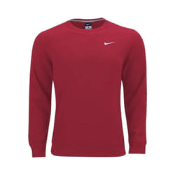 NIKE MENS CLUB CREW SWEATSHIRT Red  Small