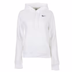 Nike Womens Pullover Fleece Hoodie (White Large)
