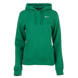 Nike Womens Pullover Fleece Hoodie (Kelly Green  Large)