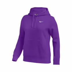 Nike Womens Pullover Fleece Hoodie (Purple  Large)