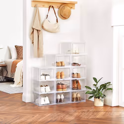 Songmics LSP032W06 shoe organizer Closed White - Additional view 2