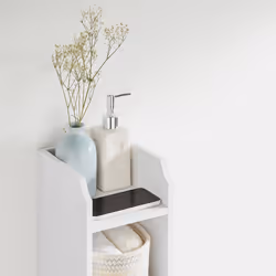 Vasagle BBC310W01 bathroom storage cabinet White