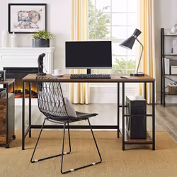 Vasagle Computer Desk with 2 Shelves