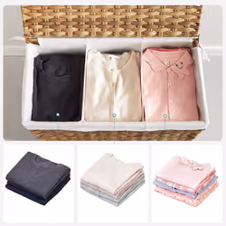 Songmics UKLCB363N01 laundry basket 140 L Rectangular Cotton, Metal, Plastic Wood - Additional view 6