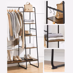 Vasagle RGR116B01 coat rack Floorstanding Black