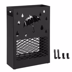 Songmics LUC004B01, Steel, Black, 280 mm, 410 mm, 120 mm, 1.9 kg