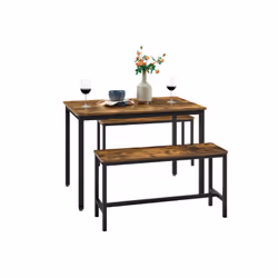Vasagle KDT070B01 kitchen/dining table Home Rectangular shape Fixed table 4 leg(s)
