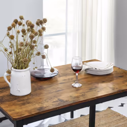 Vasagle KDT070B01 kitchen/dining table Home Rectangular shape Fixed table 4 leg(s) - Additional view 5