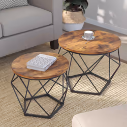 Vasagle LET040B01 coffee/side/end table Coffee table Round shape - Additional view 4
