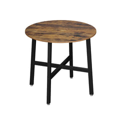 Vasagle KDT080B01 kitchen/dining table Home Round shape Fixed table 4 leg(s)