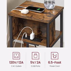 Songmics ULET373B01 coffee/side/end table Side/End table