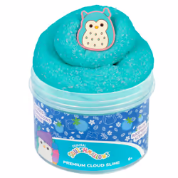 Original Squishmallows Winston The Owl Premium Scented Slime Blue Raspberry Scented 8 oz. Slime 2 Fun Slime Add Ins Pre-Made  ...