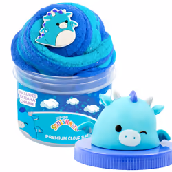 SQUISHMALLOWS Original Tatiana The Dragon Premium Scented Slime 8 oz. Smooth Slime Blue Raspberry Scented 3 Fun Slime Add ...
