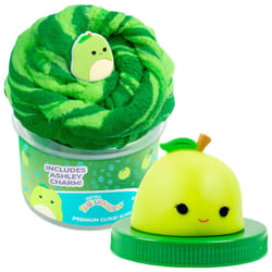 SQUISHMALLOWS Original Ashley The Apple Premium Scented Slime  8 oz. Smooth Slime  Green Apple Scented  3 Fun Slime Add Ins  Pre-Made Slime