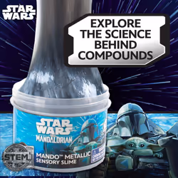 STAR WARS The Mandalorian Metallic Slime  8oz Star Wars Slime  Pre-Made Slime  Party Favors for Kids  Perfect For Goodie Bags  Desk Toys  Star Wars Me