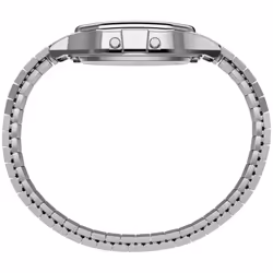 Timex T80 34mm unisex-adult Watch - Silver-Tone with Stainless Steel E
