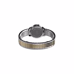 Timex Women's Easy Reader 25mm Perfect Fit Watch - Two-Tone Case White Dial with Two-Tone Expansion Band