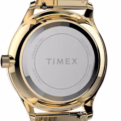 Timex Women's Modern Easy Reader 32mm Watch - Gold-Tone Case White Dial with Gold-Tone Stainless Steel Mesh Bracelet
