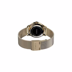 Timex Women's Modern Easy Reader 32mm Watch - Gold-Tone Case White Dial with Gold-Tone Stainless Steel Mesh Bracelet