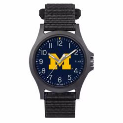 Timex Men's Collegiate Pride 40mm Watch - Michigan Wolverines with Bla