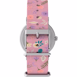 Timex X Peanuts in Bloom Women's Weekender 38mm Watch - Pink Strap White Dial Silver-Tone Case
