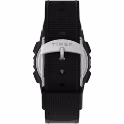 Timex Unisex Expedition CAT Midsize 33mm Watch - Black Strap Digital Dial Black Case