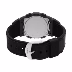 Timex Unisex Expedition CAT Midsize 33mm Watch - Black Strap Digital Dial Black Case