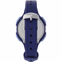 Timex Women's Ironman Triathlon Essential 34mm Watch - Blue Strap Digital Dial Blue Case