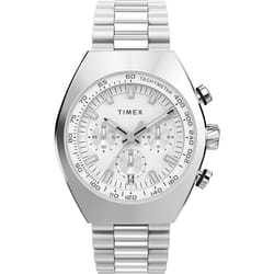 Timex Men's Legacy 42mm Watch - Stainless Steel Bracelet Silver-Tone Dial Stainless Steel Case