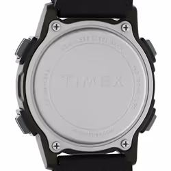 Timex Unisex Expedition CAT 33mm Watch - Black Strap Digital Dial Green Case