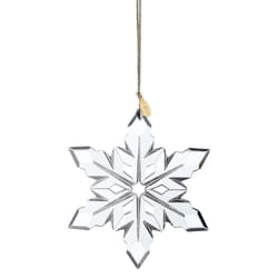 Lenox 2022 Optic Snowflake Ornament, 0.22, Clear