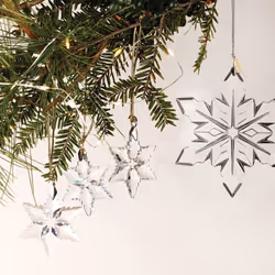 Lenox 2022 Optic Snowflake Ornament, 0.22, Clear