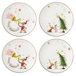 Lenox 894166 Merry Grinchmas 4Piece Assorted Accent Plate Set