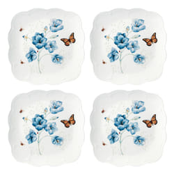 Lenox Butterfly Meadow Square 4Pc Dinner Plates  4 Count  Multi