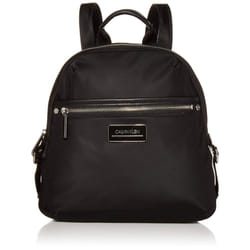 Calvin Klein womens Sussex Nylon Backpack  Black/Silver  One Size