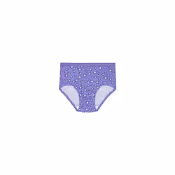 Fruit of the Loom Girls' Tag Free Cotton Brief Underwear Multipacks  Low Rise Brief-10 Pack-Purple/Blue/White  12