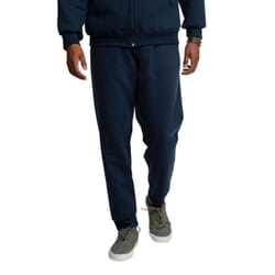 Fruit of the Loom Men's Eversoft Fleece Joggers with Pockets  Relaxed Fit  Moisture Wicking  Breathable  Tapered Sweatpants  Navy  Small
