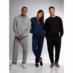 Fruit of the Loom Men's Eversoft Fleece Joggers with Pockets  Relaxed Fit  Moisture Wicking  Breathable  Tapered Sweatpants  Navy  XX-Large