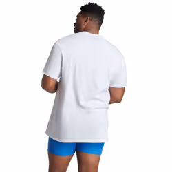 Fruit of the Loom Men's Tag-Free Cotton Undershirts  Tall Man-Crew-6 Pack White  3X-Large
