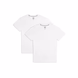 Fruit of the Loom Men's Eversoft Cotton T-Shirts S-4XL  Pocket-2 Pack-White  3X-Large
