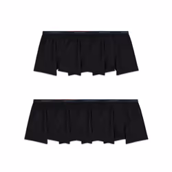 Fruit of the Loom Men's 360 Stretch Boxer Briefs (Quick Dry & Moisture Wicking)  7 Pack-Black  Large