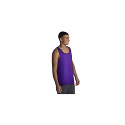 Fruit of the Loom Men's Eversoft Cotton Sleeveless T Shirts  Breathable & Moisture Wicking with Odor Control  Sizes S-4X  Tank-2 Pack-Purple  Large