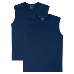 Fruit of the Loom Men's Eversoft Cotton Sleeveless T Shirts Breathable & Moisture Wicking with Odor Control Sizes S-4X Mus ...