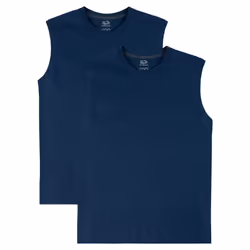 Fruit of the Loom Men's Eversoft Cotton Sleeveless T Shirts  Breathable & Moisture Wicking with Odor Control  Sizes S-4X  Mus ...
