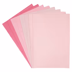 Juvale 160 Sheets Bulk Tissue Paper for Gift Wrapping Bags Valentines DIY Crafts 4 Pink Colors 15 x 20 in