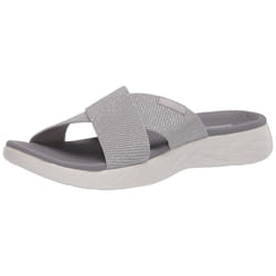 Skechers On-The-go 600 - glistening Silver 9 B M