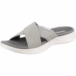 Skechers womens On-the-go 600 - 16259 Slide Sandal Silver 11 US