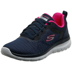 Skechers Bount Womens Athletic casual Sneakers Lace Up NavyPink 7 US