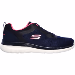 ) Skechers Bountiful Quick Path Textile Women's Navy/Hot Pink Trainers - Blue, 5 (Adults' - Additional view 4