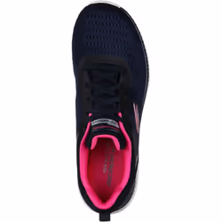 ) Skechers Bountiful Quick Path Textile Women's Navy/Hot Pink Trainers - Blue, 7 (Adults'